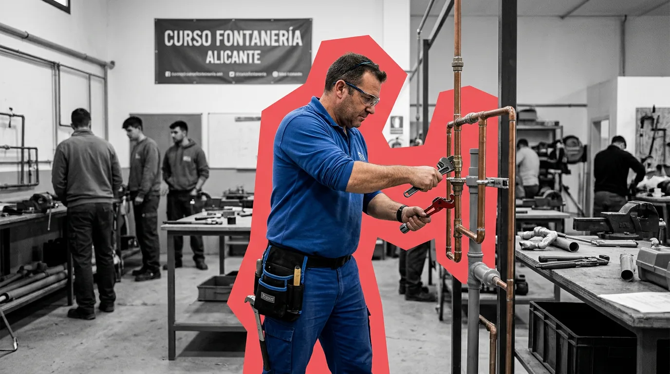 Curso de fontanería en Alicante: carnets 2026