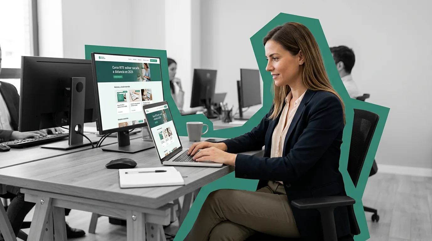 Imagen del artículo: Curso RITE online: sacarlo a distancia en 2026