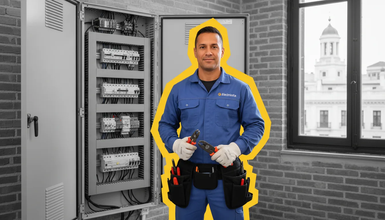 Electricista con el carnet IBTB en Madrid