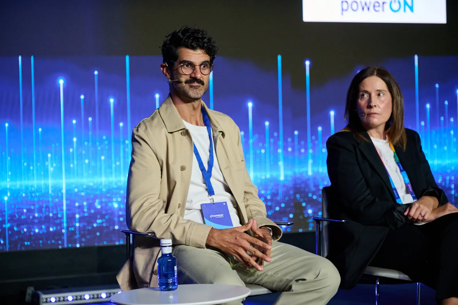 Pablo Penadés, cofundador de Kämpe, durante la mesa redonda de Sonepar PowerON