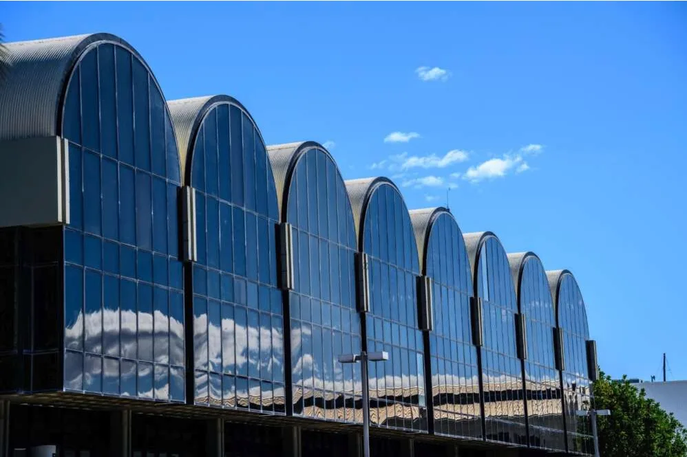 Fachada de The Terminal Hub, la sede de Kämpe en Valencia